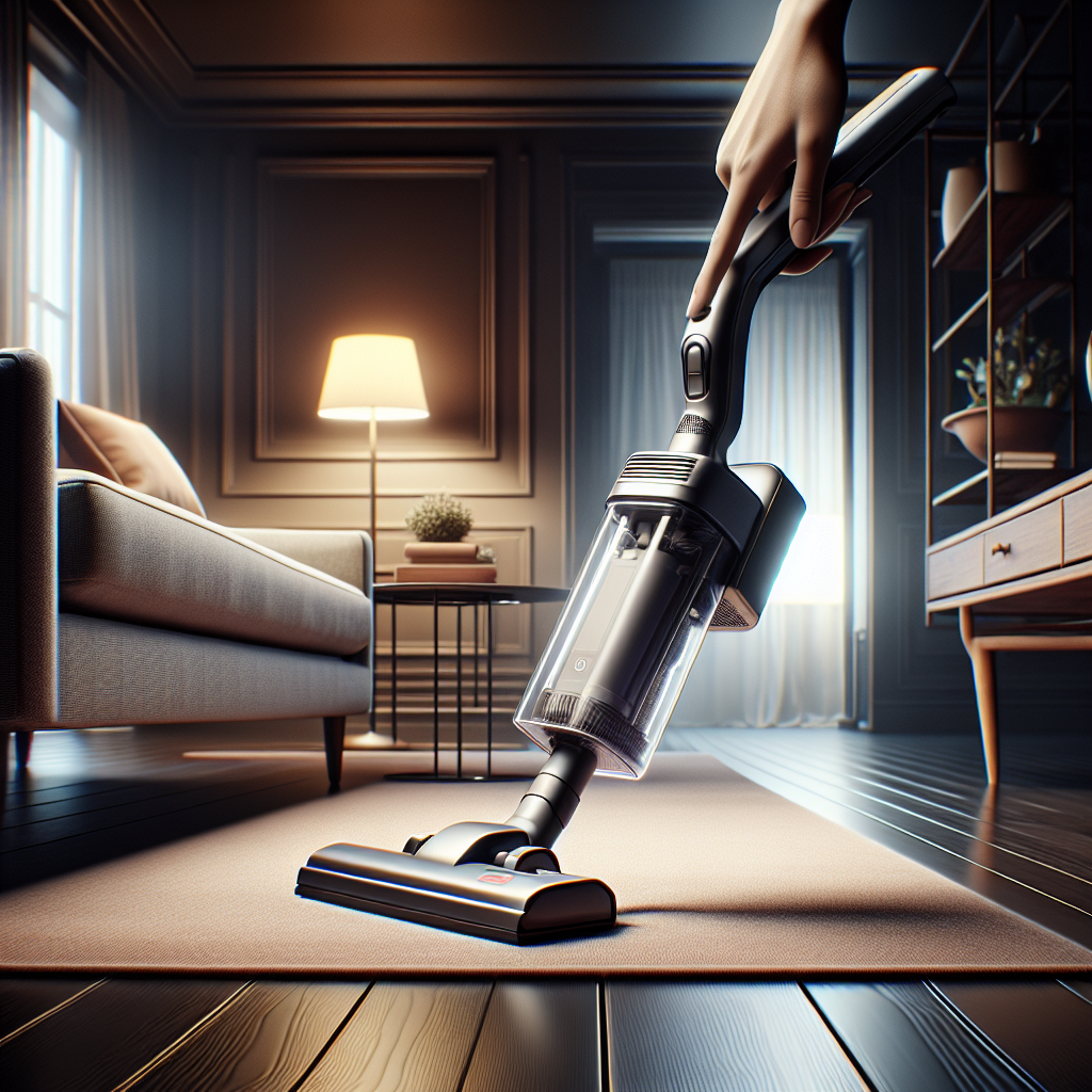 A cordless vacuum: convenient cleaning without an outlet